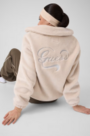 GUESS AMALIA SHERPA FULL ZIP SWEATHIRT
