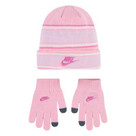 NIKE MULTI STRIPE BEANIE SET
