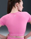 Nike Pro Womens Dri-FIT Short-Sleeve Cropped Graphic Top