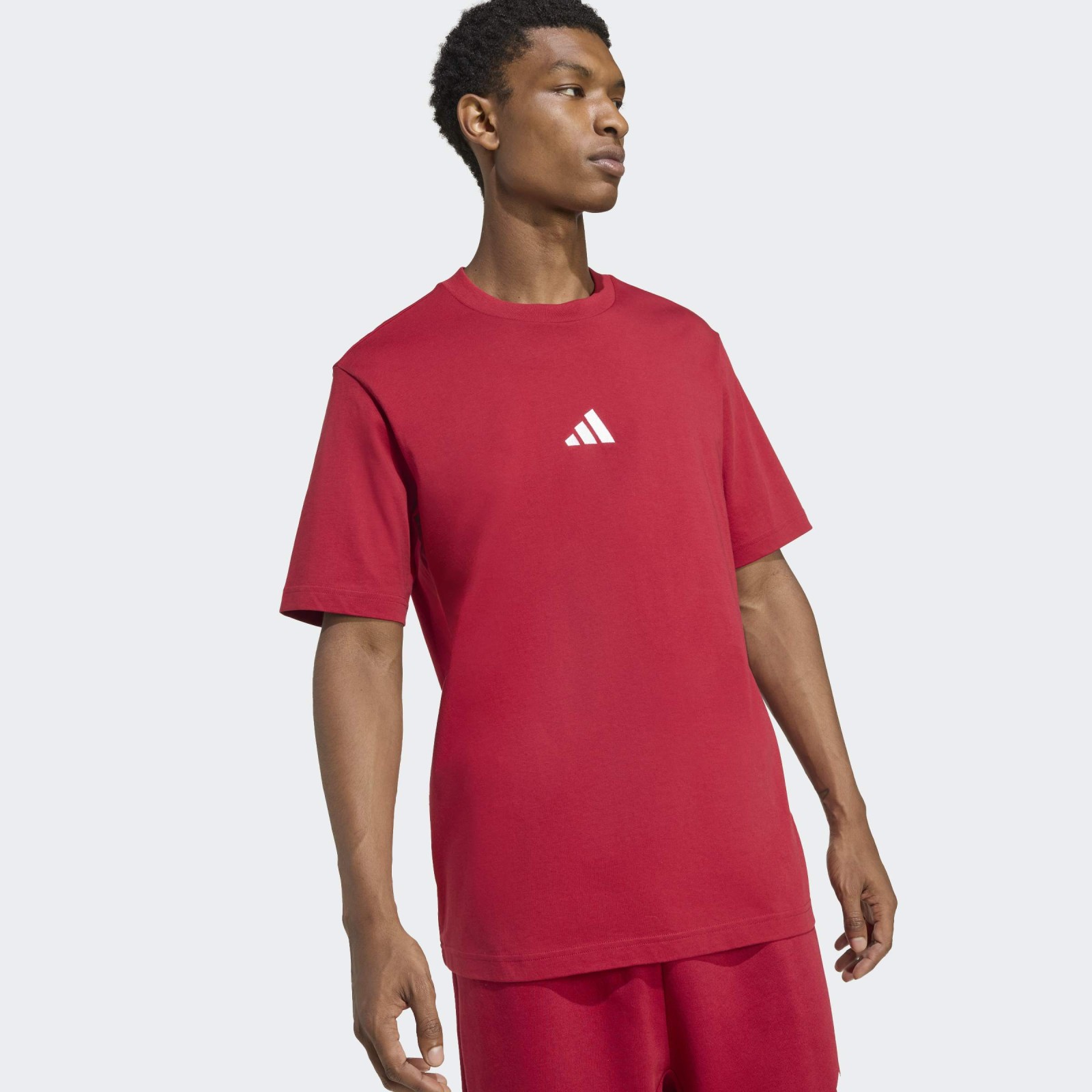 adidas Essentials Small Logo Single Jersey Tee L