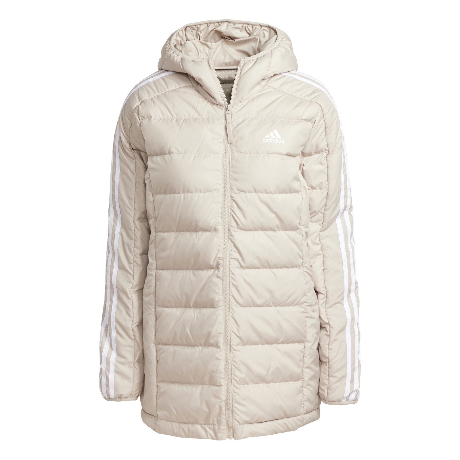 adidas Essentials 3-Stripes Light Down Hooded Parka S
