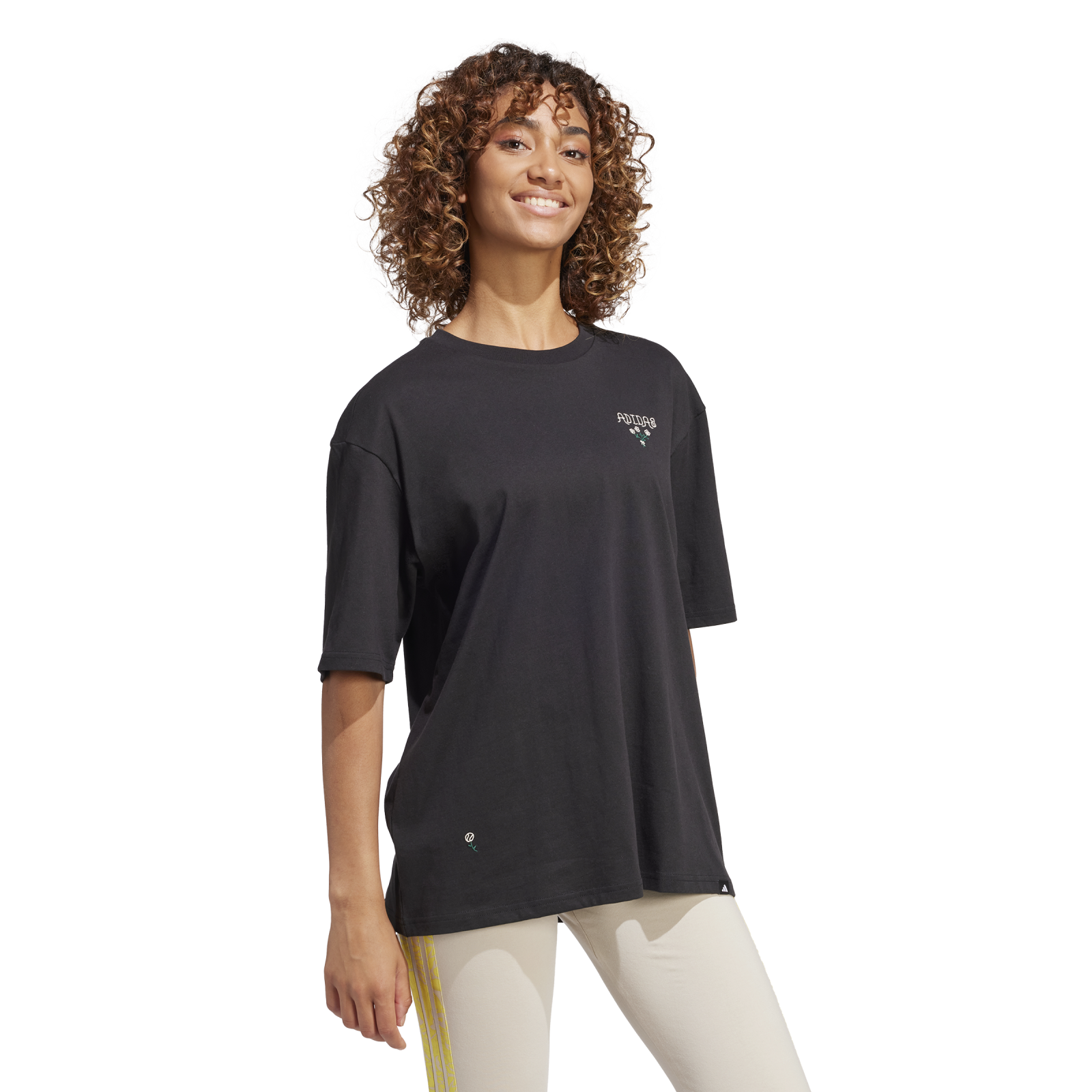 adidas Lounge Mini Graphic T-Shirt M