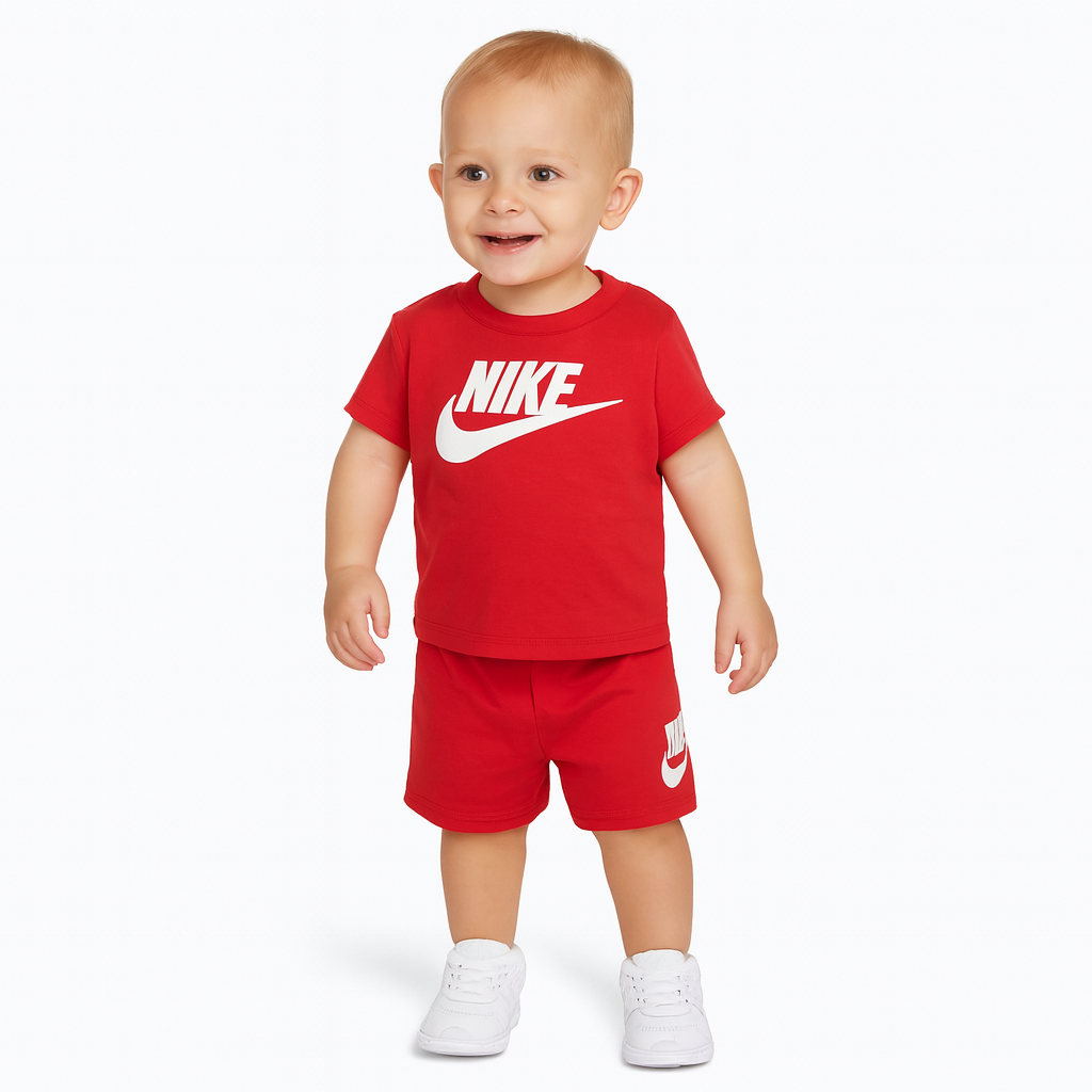 Nike kids club tee and short set 12m