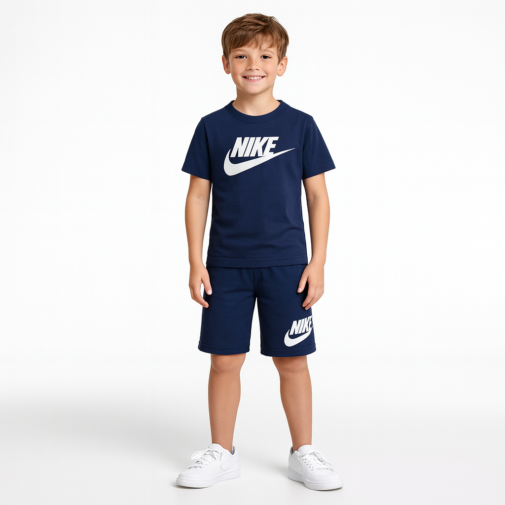 Nike kids club tee & short set 104-110 cm