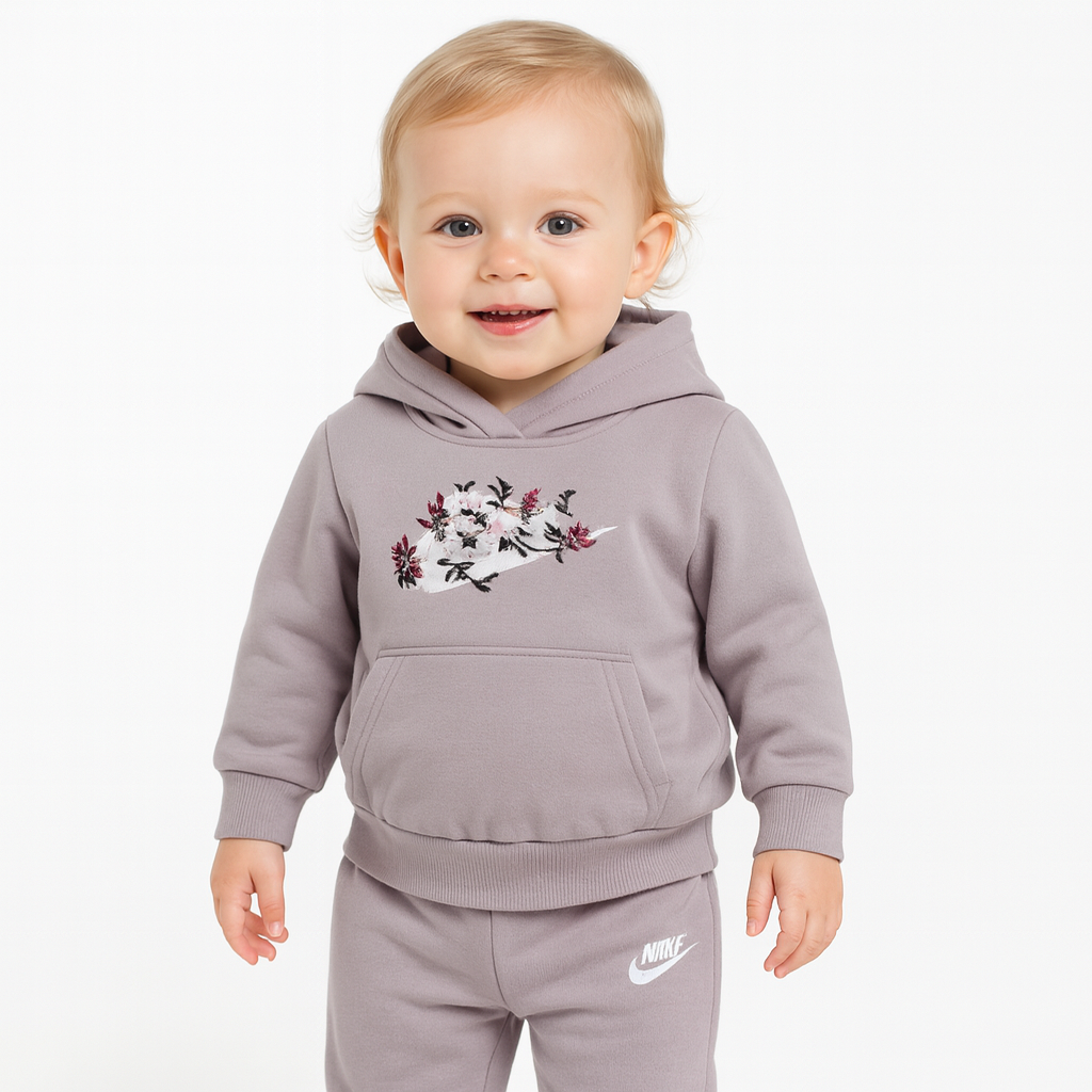 Nike kids po hoodie jogger ft pant set 24m