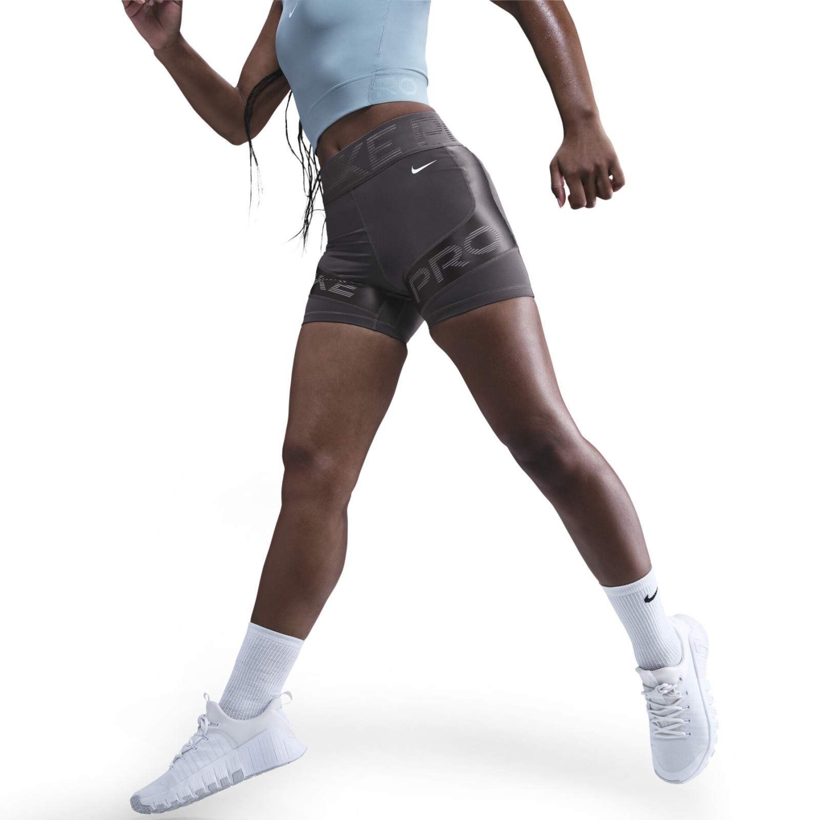 Nike Pro Women Dri-FIT Sculpture High-Rise 5in Shorts XS