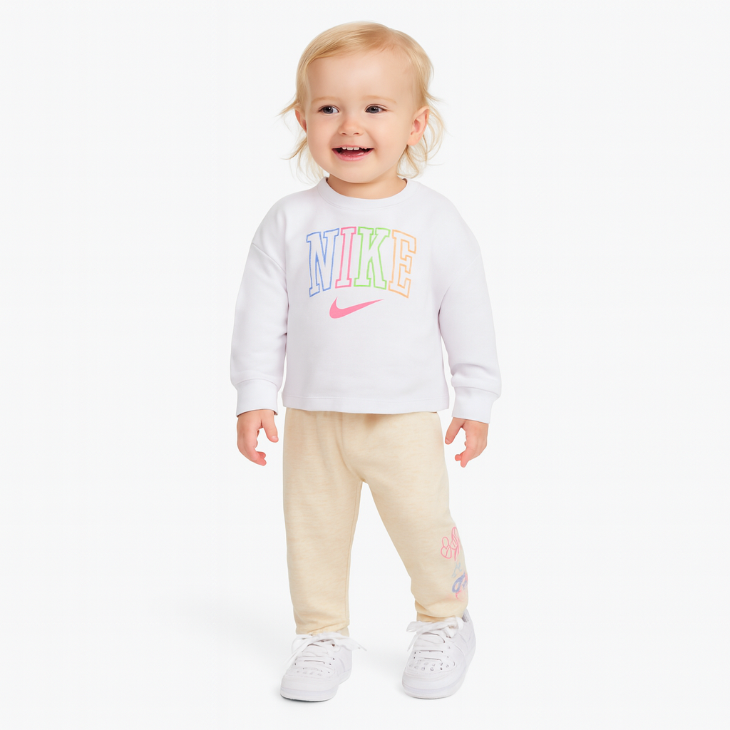 Nike retro rewind crew & jogger set 86-92 cm