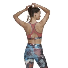 adidas Powerreact Training Medium-Support Allover Print Bra
