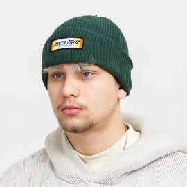 Santa Cruz Sundown Ray Strip Beanie Cedar