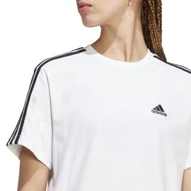 adidas Essentials 3-Stripes Single Jersey Crop Top