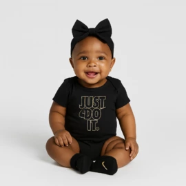 NIKE 3PK GIRLS HB, BODYSUIT, BOOTIE